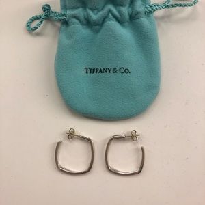 Tiffany & Co sterling silver hoops